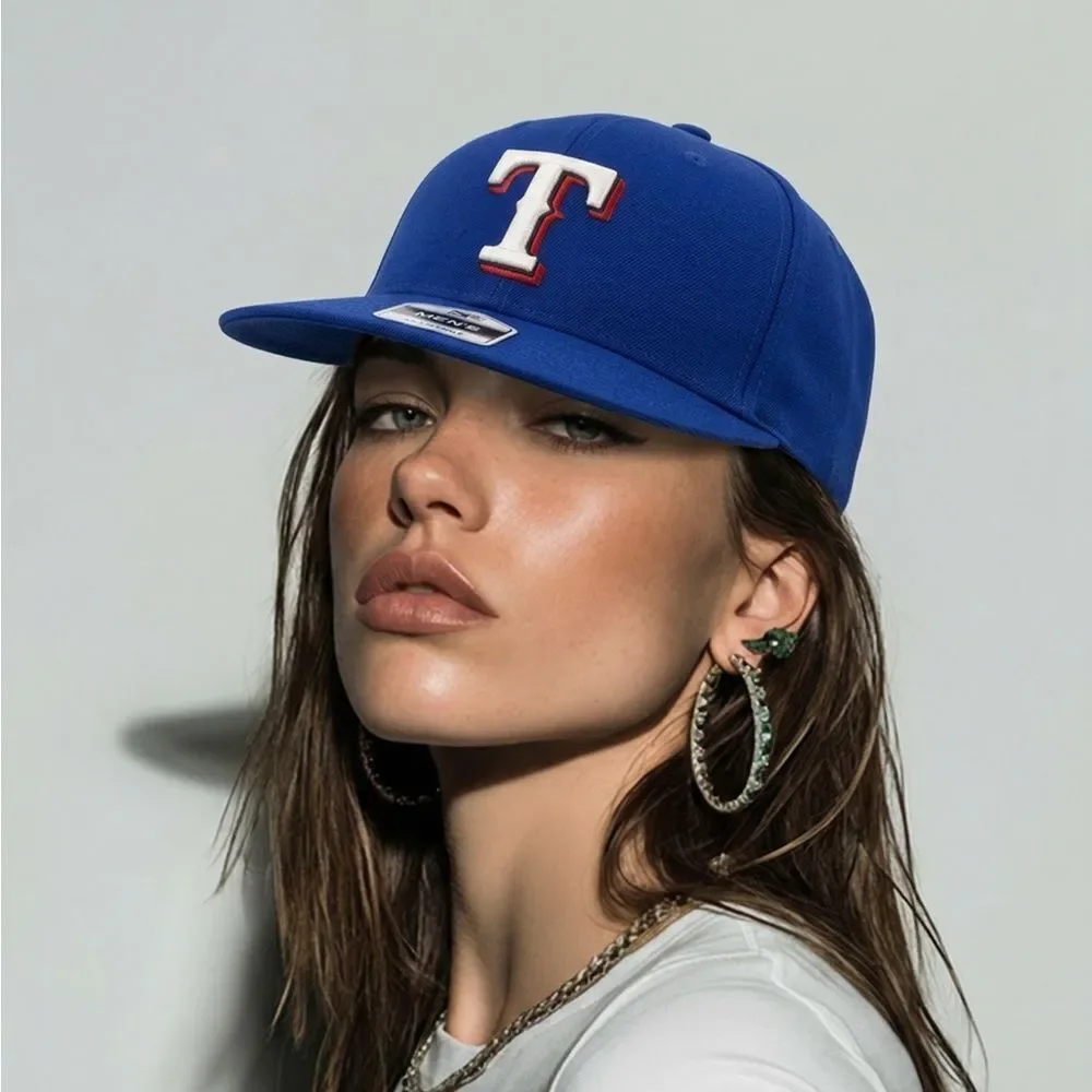 NWT Fan Favorite- Texas Rangers Blue Adjustable Baseball Cap